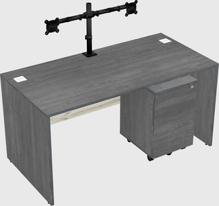 Rectangular desk