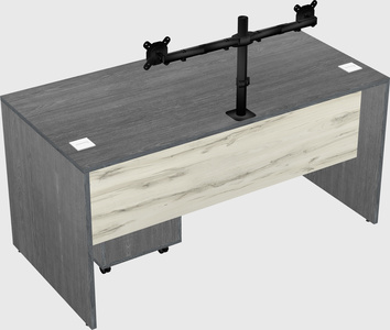Rectangular desk