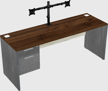 Rectangular desk