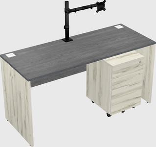 Rectangular desk