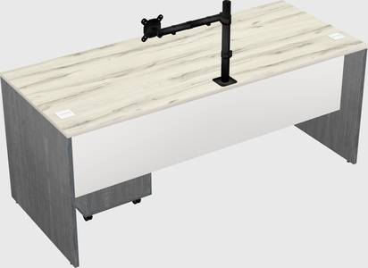 Rectangular desk