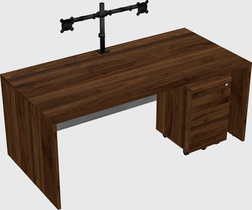 Rectangular desk