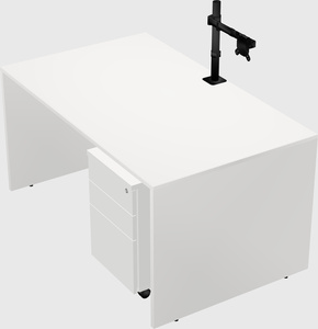 Rectangular desk