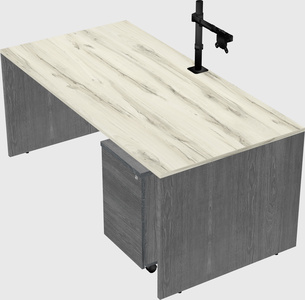 Rectangular desk