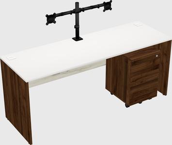 Rectangular desk
