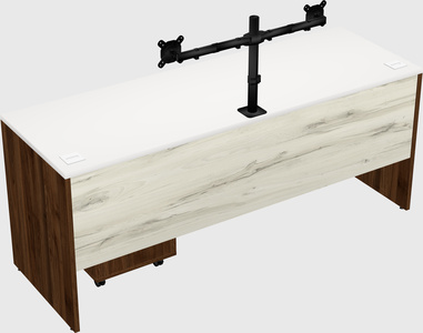 Rectangular desk