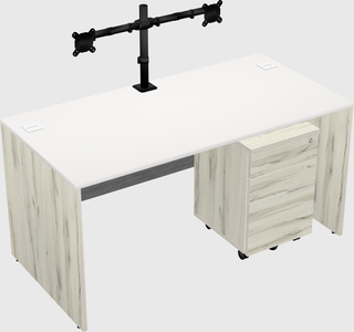 Rectangular desk
