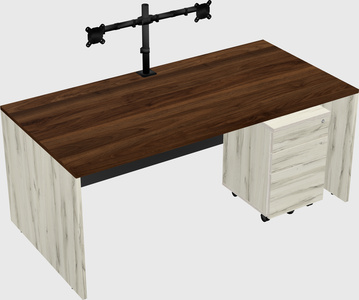 Rectangular desk