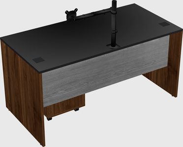 Rectangular desk
