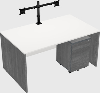 Rectangular desk