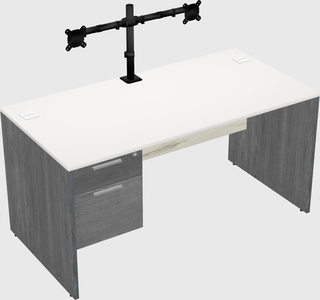 Rectangular desk