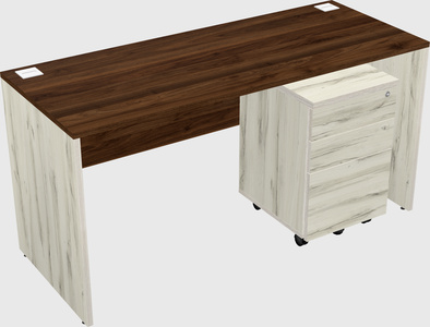Rectangular desk