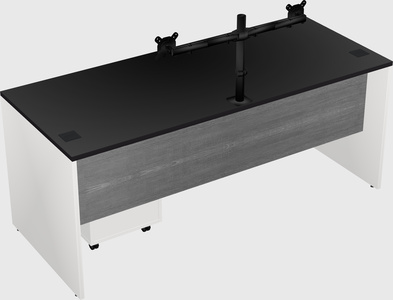 Rectangular desk