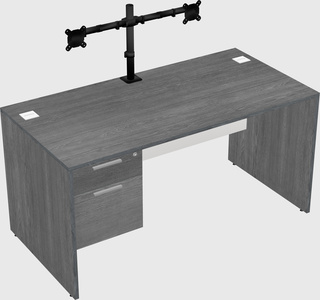 Rectangular desk