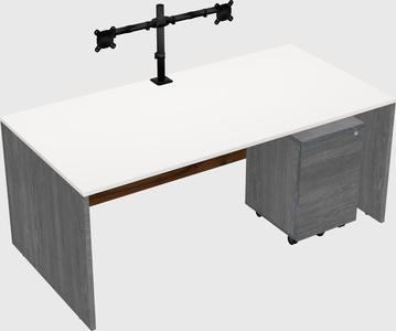 Rectangular desk
