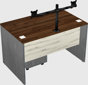 Rectangular desk