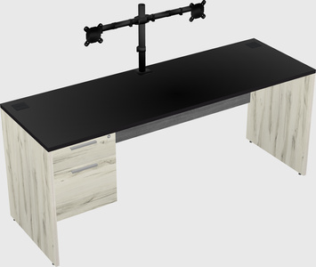 Rectangular desk