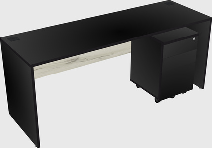 Rectangular desk