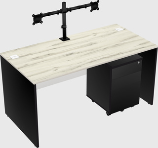 Rectangular desk
