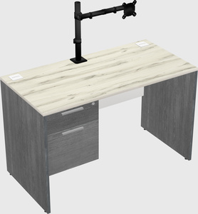 Rectangular desk