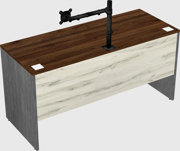 Rectangular desk