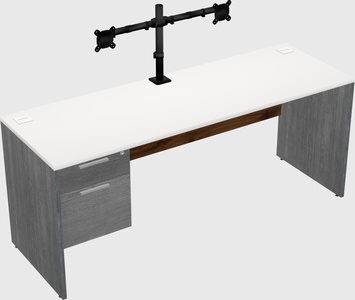 Rectangular desk
