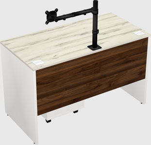 Rectangular desk