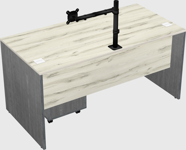 Rectangular desk