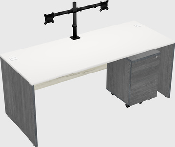 Rectangular desk