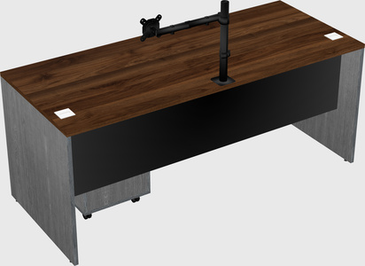 Rectangular desk
