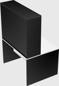Rectangular desk