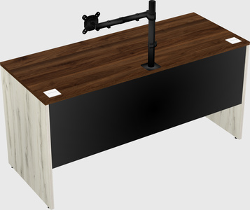 Rectangular desk