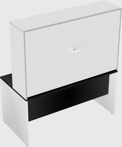 Rectangular desk