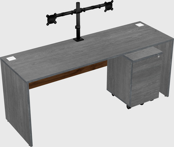 Rectangular desk