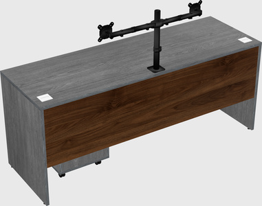 Rectangular desk