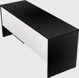 Rectangular desk