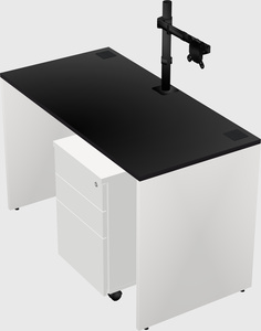 Rectangular desk