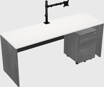 Rectangular desk