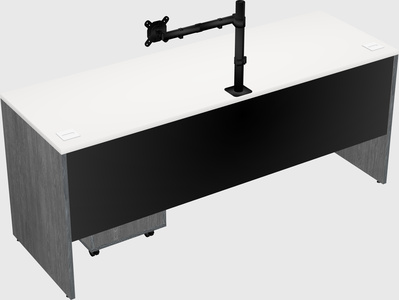 Rectangular desk