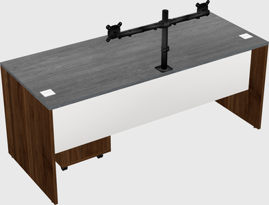 Rectangular desk