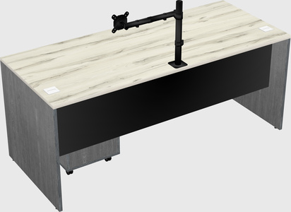 Rectangular desk