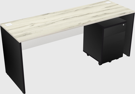 Rectangular desk