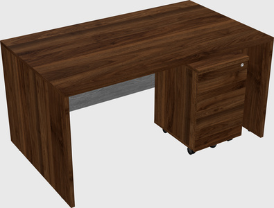 Rectangular desk
