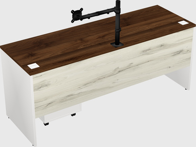 Rectangular desk