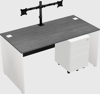 Rectangular desk