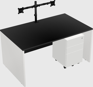 Rectangular desk