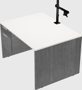 Rectangular desk