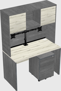 Rectangular desk