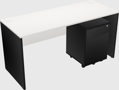 Rectangular desk