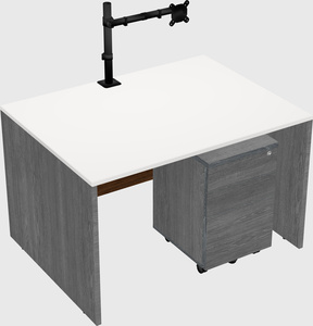 Rectangular desk